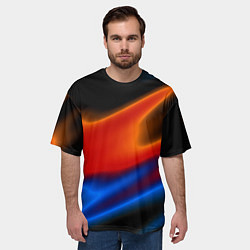 Футболка оверсайз мужская Multicoloured, цвет: 3D-принт — фото 2