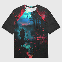 Мужская футболка оверсайз Выживание