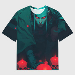 Футболка оверсайз мужская Мастер черепов - колдун, цвет: 3D-принт