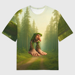 Мужская футболка оверсайз Патапим мем