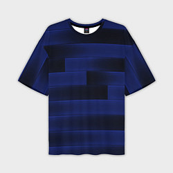 Футболка оверсайз мужская Color blue square, цвет: 3D-принт