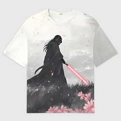 Мужская футболка оверсайз Дарт Вейдер в поле