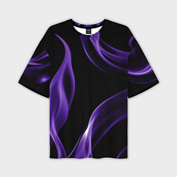 Футболка оверсайз мужская Purple abstraction, цвет: 3D-принт