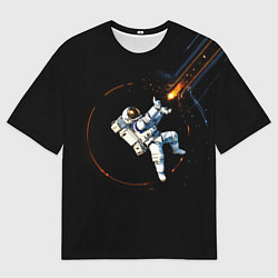 Мужская футболка оверсайз Маг в открытом космосе