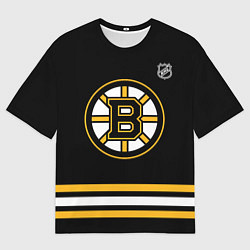 Футболка оверсайз мужская Бобби Орр - Бостон Брюинз, цвет: 3D-принт