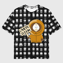 Футболка оверсайз мужская Carpe diem, цвет: 3D-принт