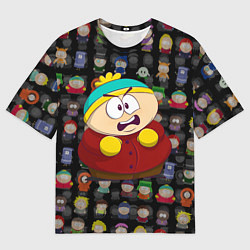 Футболка оверсайз мужская Недовольный Картмен, цвет: 3D-принт