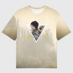 Футболка оверсайз мужская Sam winchester - supernatural, цвет: 3D-принт