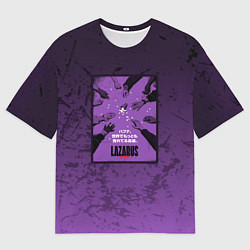 Футболка оверсайз мужская Lazarus: Violet Pattern, цвет: 3D-принт