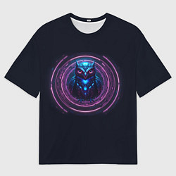 Футболка оверсайз мужская Магическая сова, цвет: 3D-принт