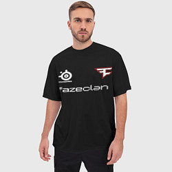Футболка оверсайз мужская FaZe Clan - Karrigan 22, цвет: 3D-принт — фото 2