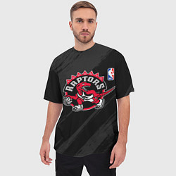 Футболка оверсайз мужская Toronto Raptors - NBA team, цвет: 3D-принт — фото 2