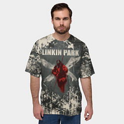 Футболка оверсайз мужская Linkin Park - Hybrid Theory, цвет: 3D-принт — фото 2
