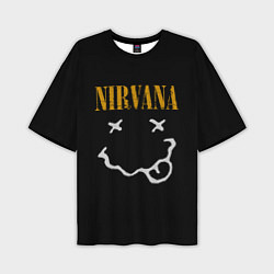 Мужская футболка оверсайз Nirvana rock music