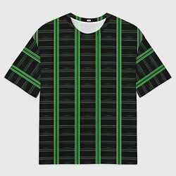Мужская футболка оверсайз Color black cage