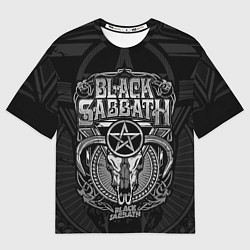 Футболка оверсайз мужская Black Sabbath - goat skull, цвет: 3D-принт