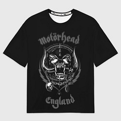 Футболка оверсайз мужская Motorhead логотип, цвет: 3D-принт