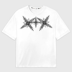 Мужская футболка оверсайз Dark Crosses - паук