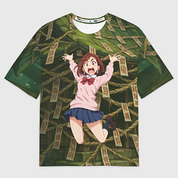 Мужская футболка оверсайз Сиратори Айра испуганная в полете