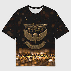 Футболка оверсайз мужская Крылья Родины ВДВ, цвет: 3D-принт