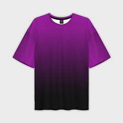 Футболка оверсайз мужская Purple gradient, цвет: 3D-принт