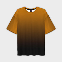 Футболка оверсайз мужская Orange gradient, цвет: 3D-принт