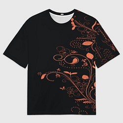 Футболка оверсайз мужская Китайский орнамент, цвет: 3D-принт