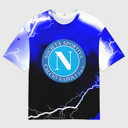 Мужская футболка оверсайз Наполи шторм