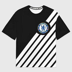Футболка оверсайз мужская Chelsea geometry sport, цвет: 3D-принт