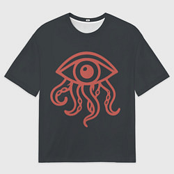Футболка оверсайз мужская Глаз кракена, цвет: 3D-принт