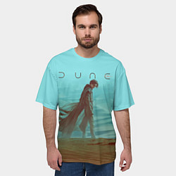 Футболка оверсайз мужская Пол Атрейдес Dune part one, цвет: 3D-принт — фото 2