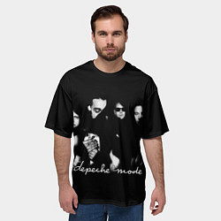 Футболка оверсайз мужская Depeche Mode shoot, цвет: 3D-принт — фото 2