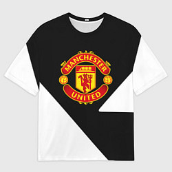 Мужская футболка оверсайз Манчестер Юнайтед полосы