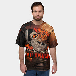 Футболка оверсайз мужская Мумия в ожидании, цвет: 3D-принт — фото 2
