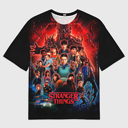 Мужская футболка оверсайз Все герои Загадочные события финал