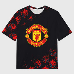 Мужская футболка оверсайз Манчестер Юнайтед самураи