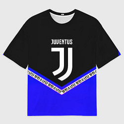 Мужская футболка оверсайз Ювентус япония геометрия