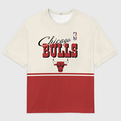 Мужская футболка оверсайз NBA Chicago Bulls vintage