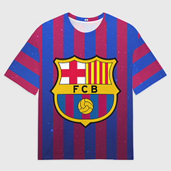 Футболка оверсайз мужская Barcelona, цвет: 3D-принт