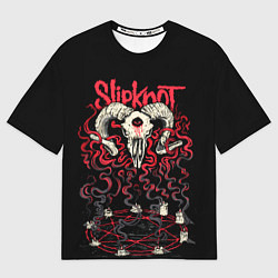 Футболка оверсайз мужская Slipknot, цвет: 3D-принт
