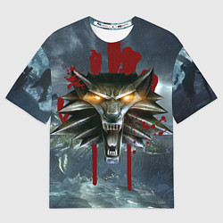 Мужская футболка оверсайз Амулет Ведьмака