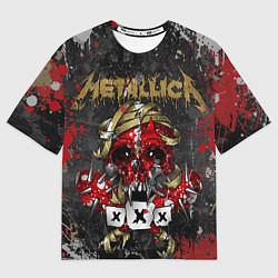 Мужская футболка оверсайз Metallica XXX