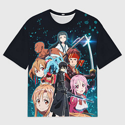 Футболка оверсайз мужская Sword Art Online, цвет: 3D-принт