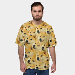 Футболка оверсайз мужская Doge, цвет: 3D-принт — фото 2