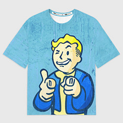 Мужская футболка оверсайз Fallout: It's okey