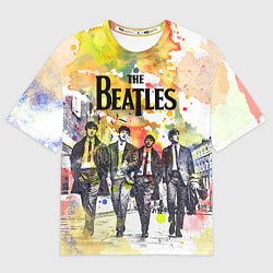 Футболка оверсайз мужская The Beatles: Colour Spray, цвет: 3D-принт