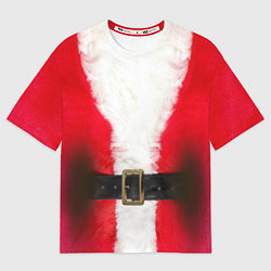 Футболка оверсайз мужская Дед мороз, цвет: 3D-принт