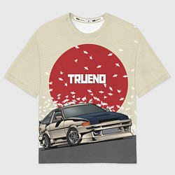 Футболка оверсайз мужская Toyota Trueno ae86, цвет: 3D-принт