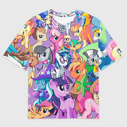 Мужская футболка оверсайз My Little Pony