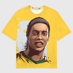 Футболка оверсайз мужская Ronaldinho Art, цвет: 3D-принт